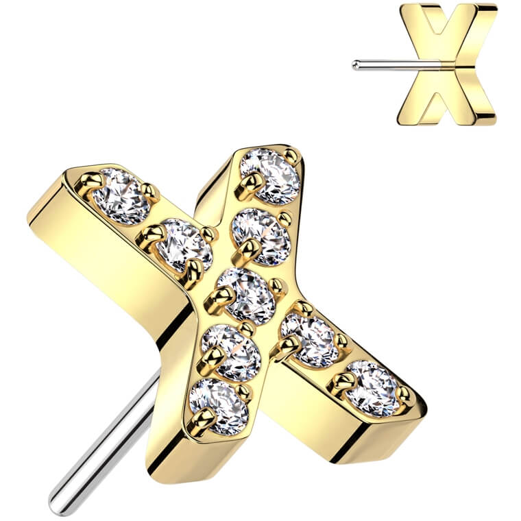 Titanium Zirconia Cross Push-In - Image 3
