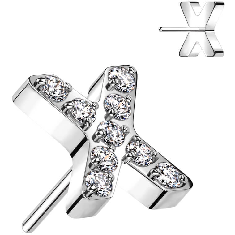 Titanium Zirconia Cross Push-In - Image 4