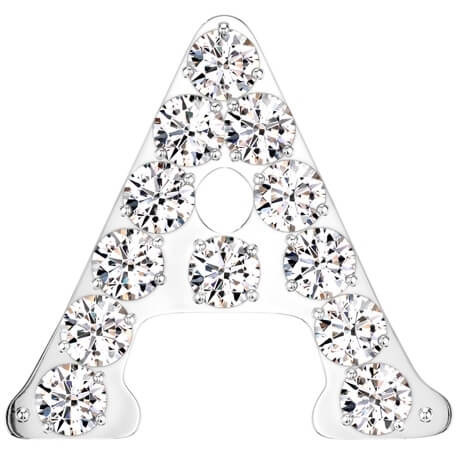 Titanium top alphabet initial zirconia Push-In - Image 3