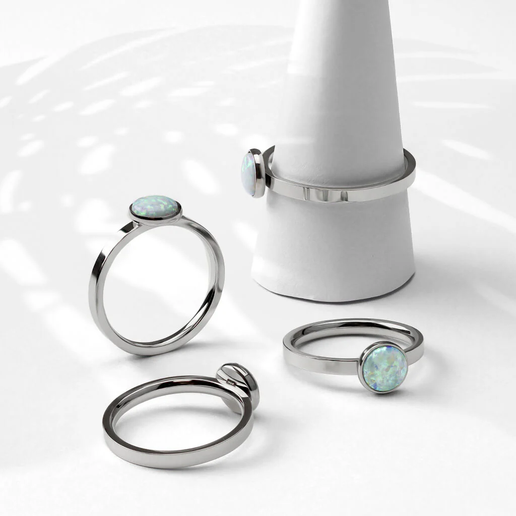 Opal Round Silver - Image 2