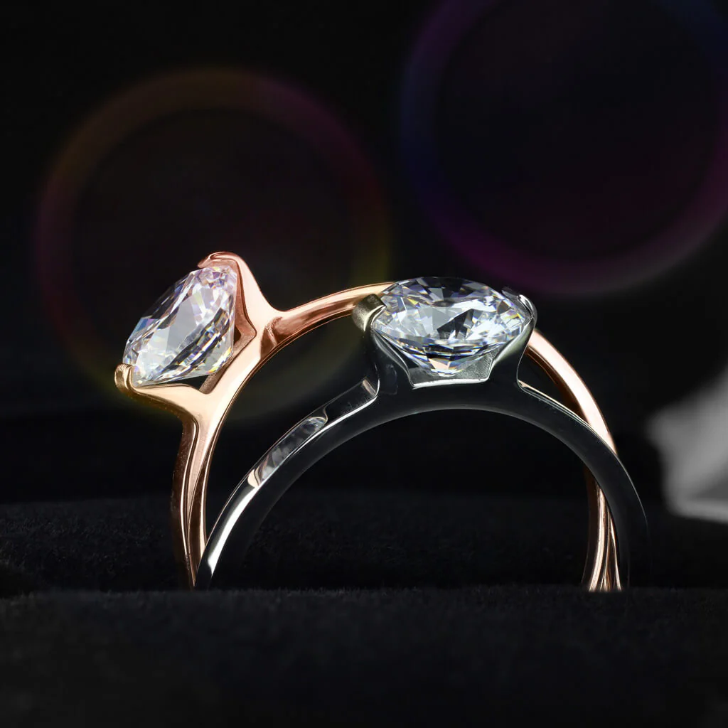 Zirconia Round Roségold - Image 2