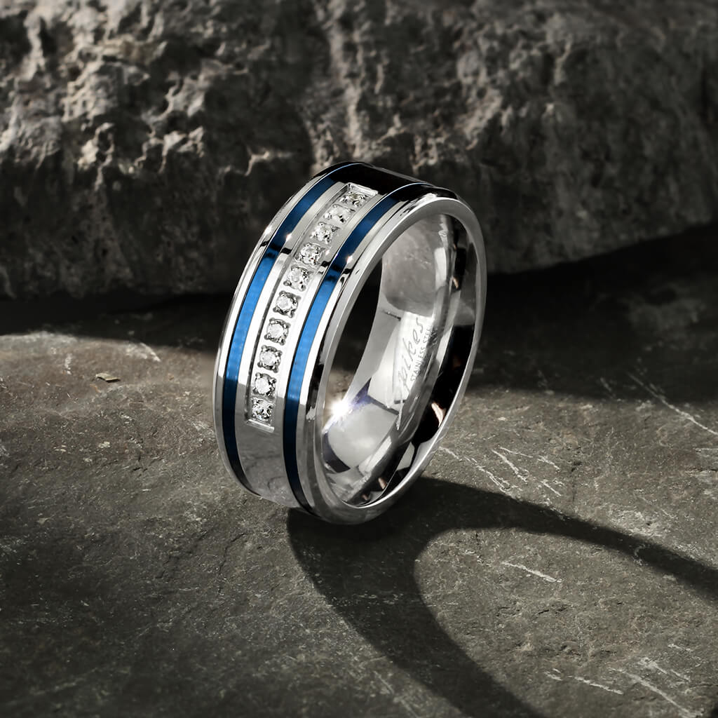 10 Zirconia Blue Silver - Image 4