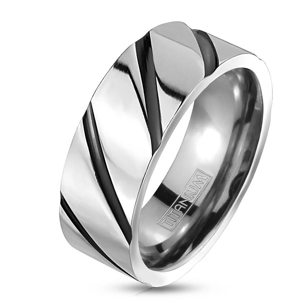 Titanium Swirl Black Silver - Image 2