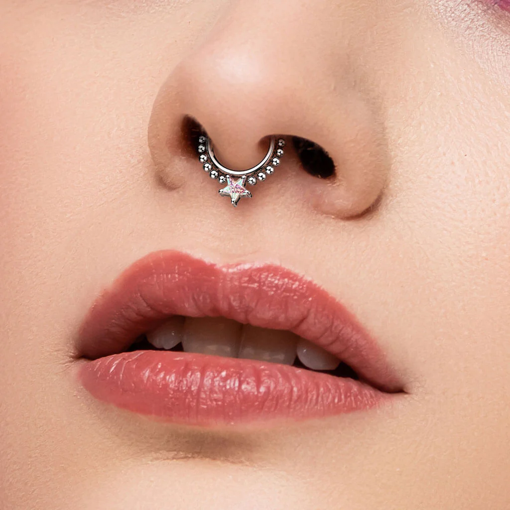 Ring Star Zirconia Silver Clicker - Image 6
