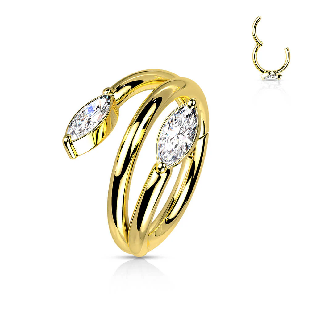 Ring Oval Zirconia Clicker - Image 4