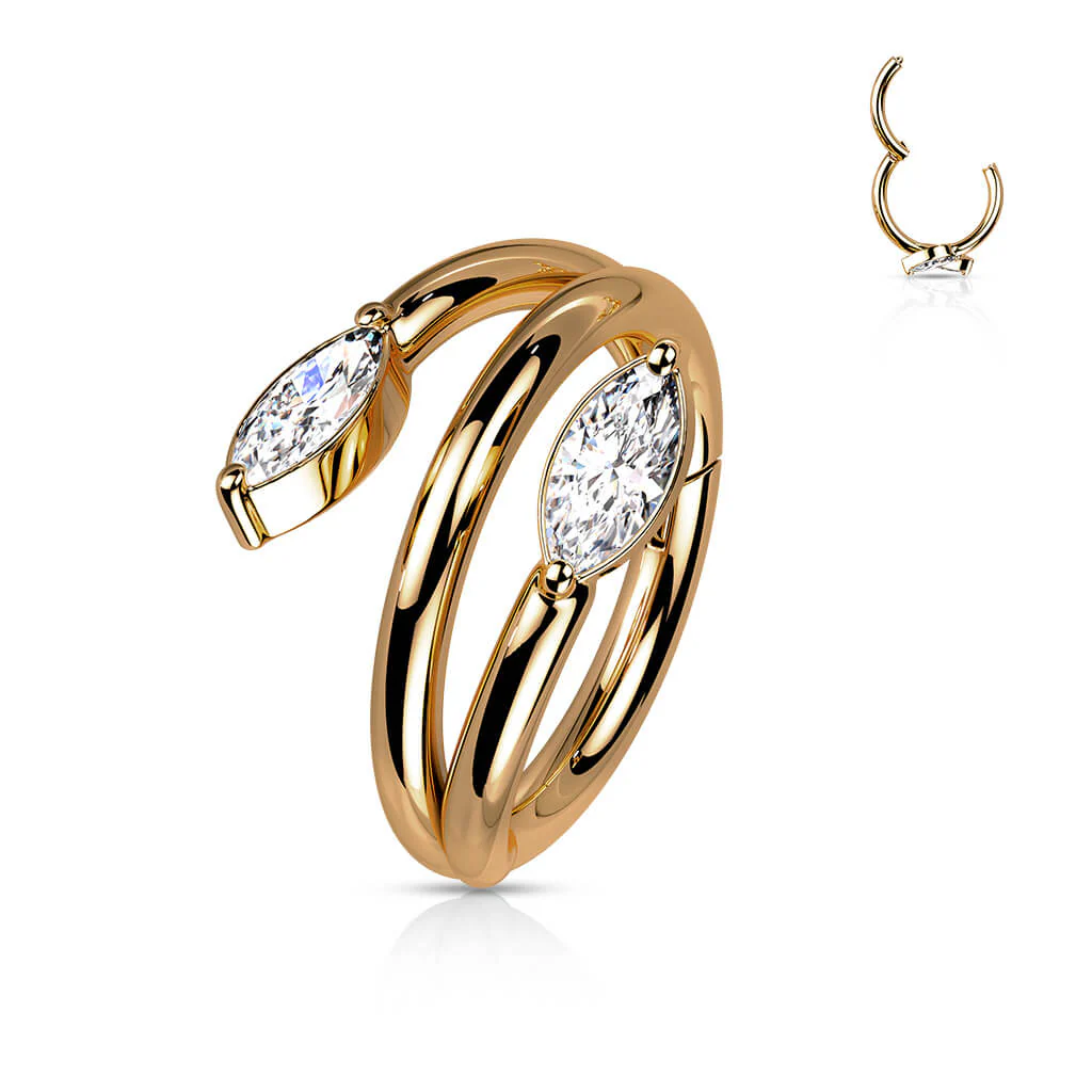 Ring Oval Zirconia Clicker - Image 6