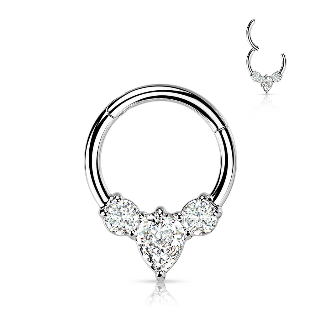 Ring Pear Zirconia Clicker - Image 2