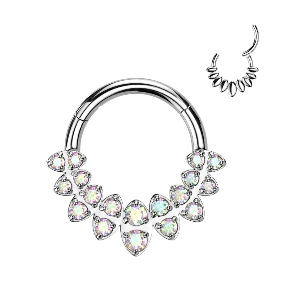 Ring Oval Zirconia Clicker - Image 2