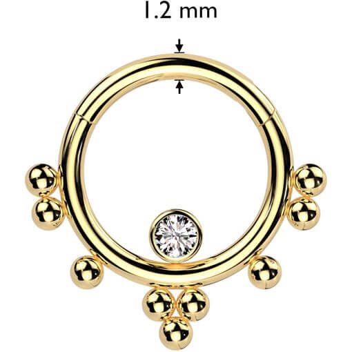 Ring cluster balls zirconia Clicker - Image 2