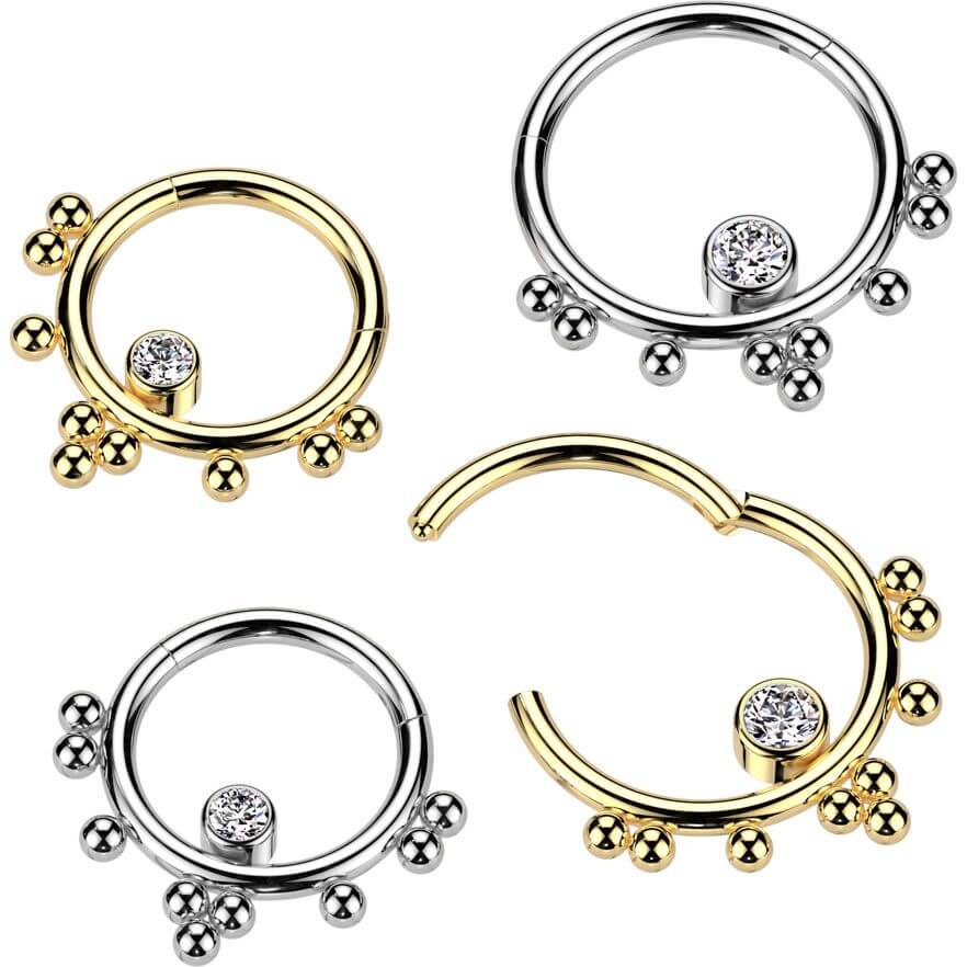 Ring cluster balls zirconia Clicker - Image 3