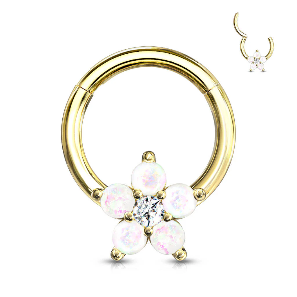 Ring Flower Opal Clicker - Image 2