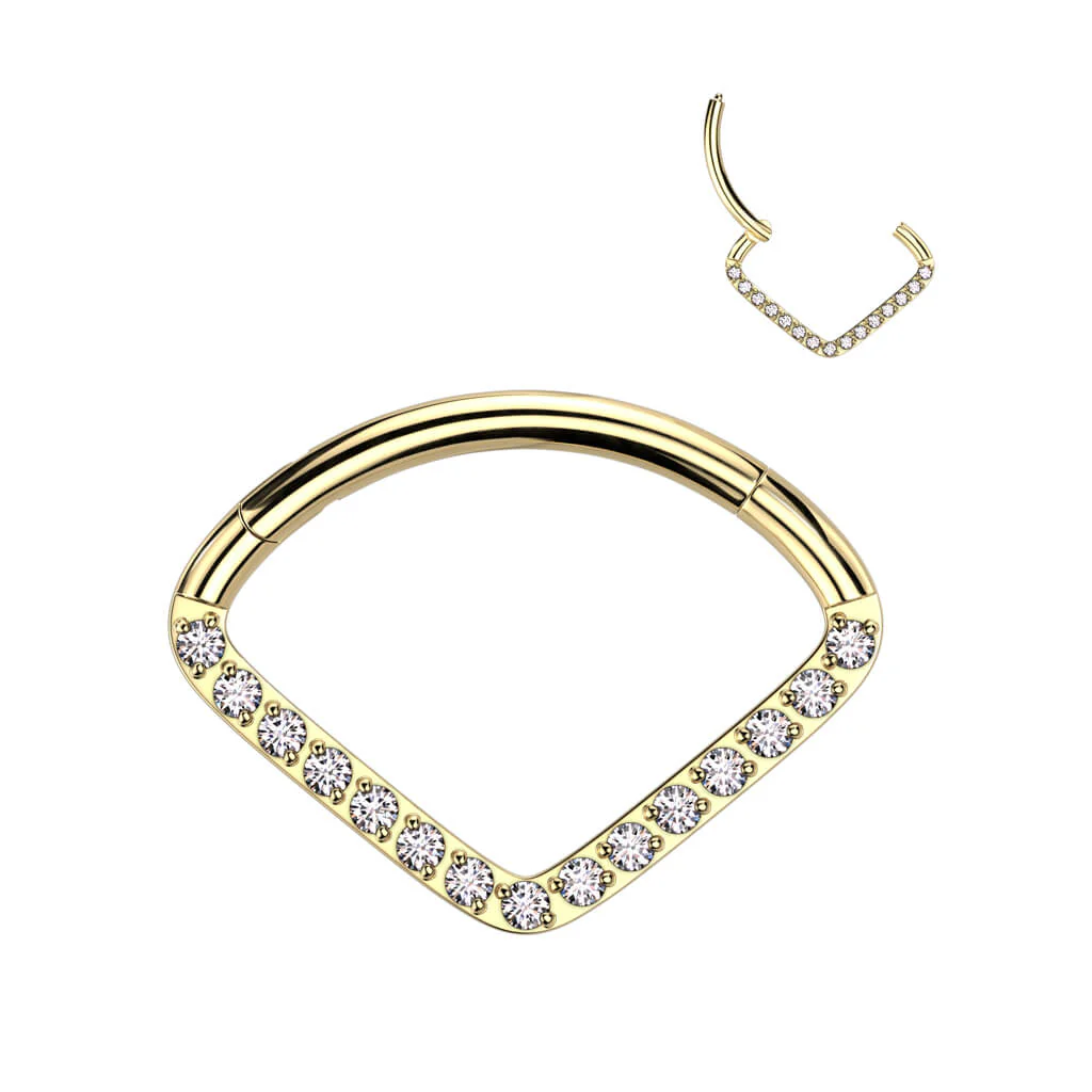 Titanium Ring Chevron Clicker - Image 2