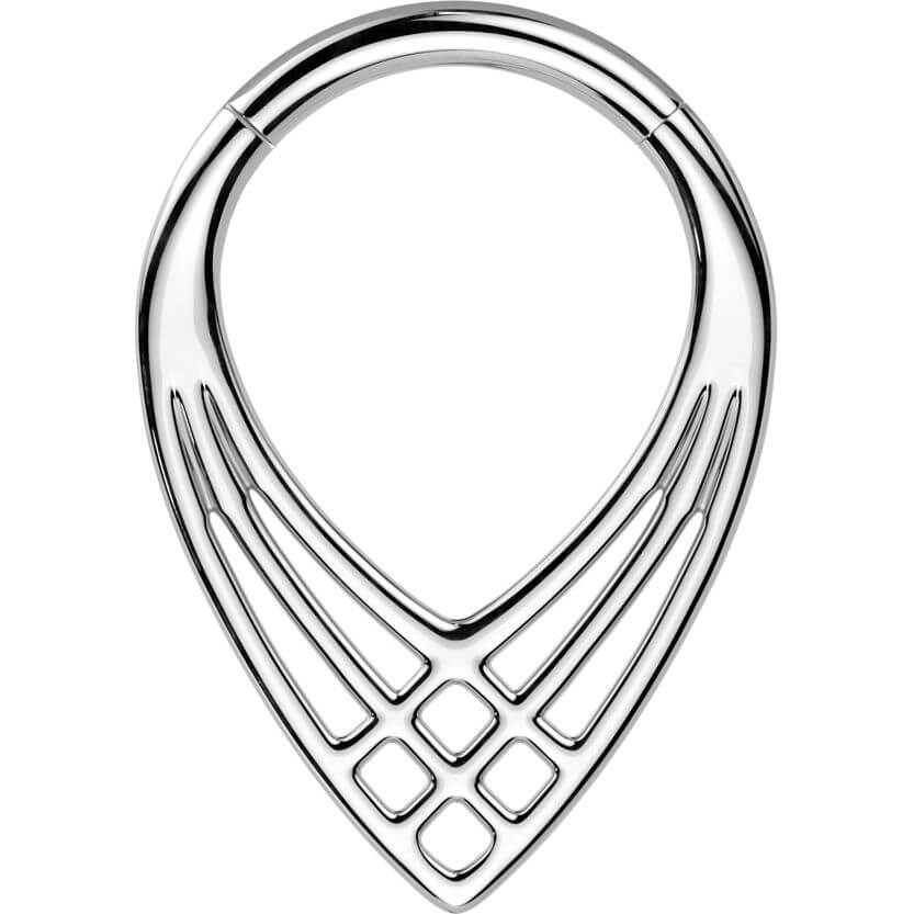 Titanium Ring chevron Clicker - Image 5