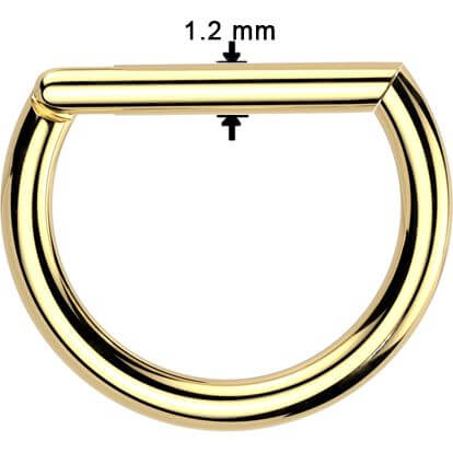 Titanium Ring gold silver black Segment - Image 2
