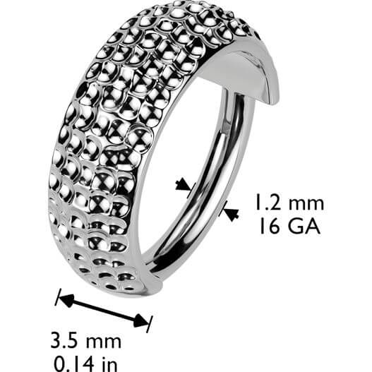 Titanium Ring Ball Cuts Segment - Image 2