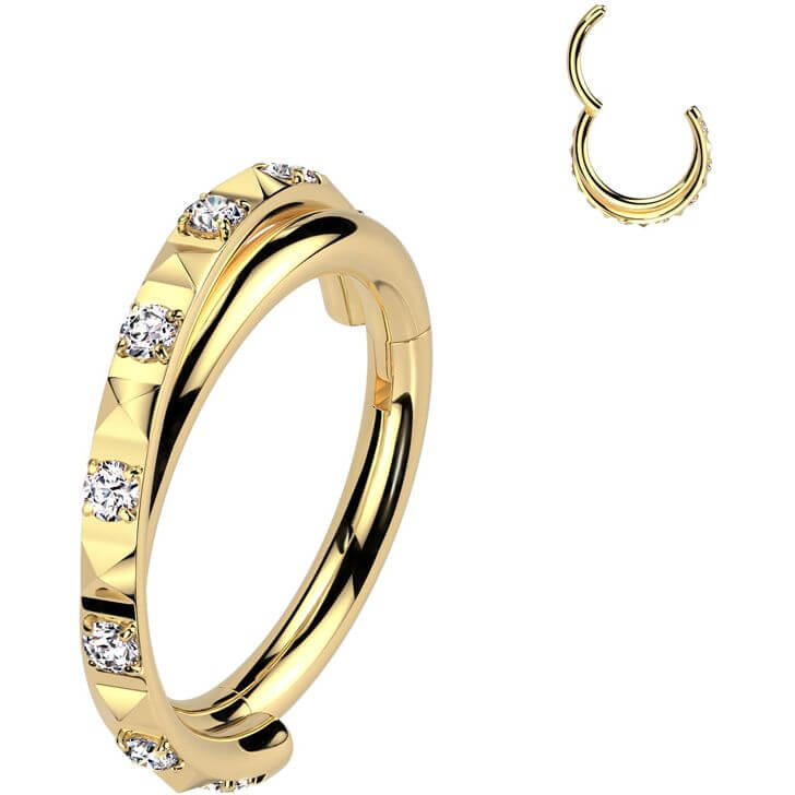 Titanium Ring zirconias pyramids Segment - Image 2