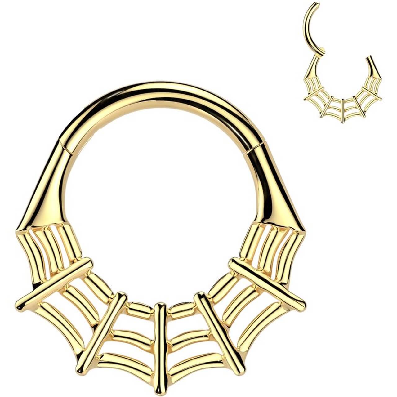 Titanium Ring spiderweb Segment - Image 4