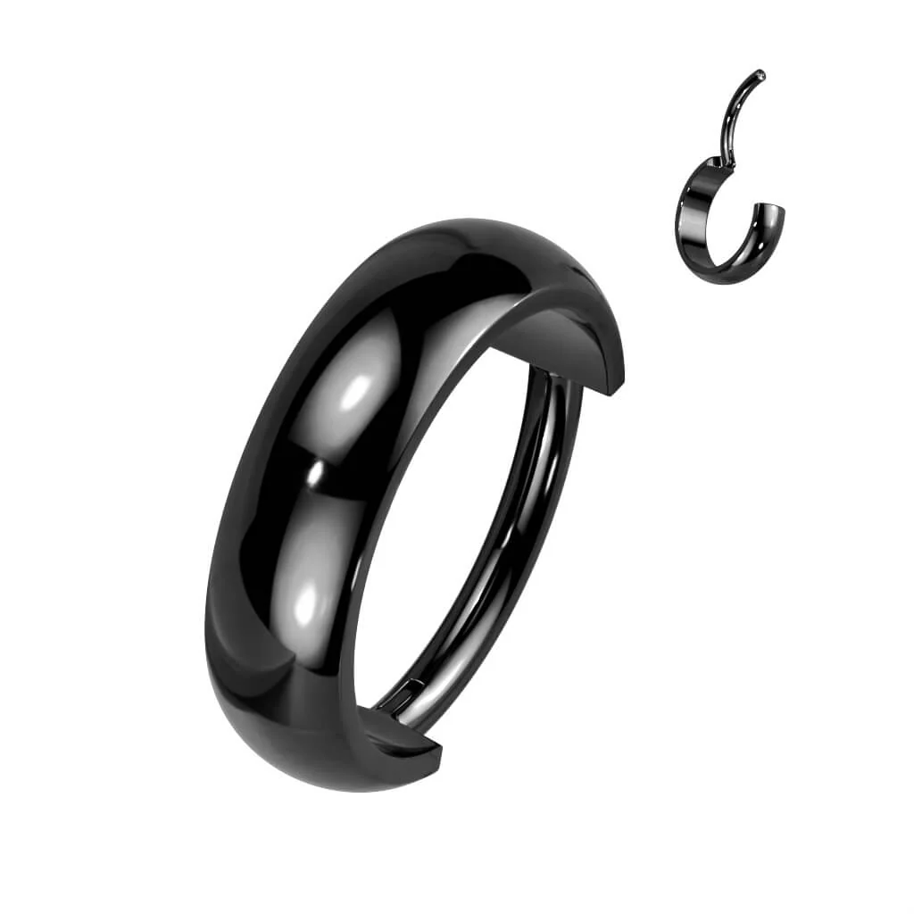Titanium Ring Dome Curved Clicker - Image 4