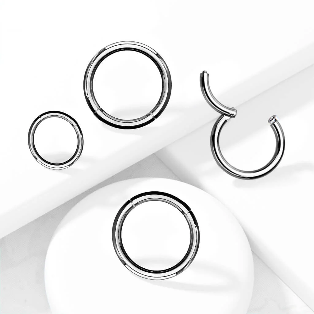 Titanium Ring Silver Clicker - Image 2
