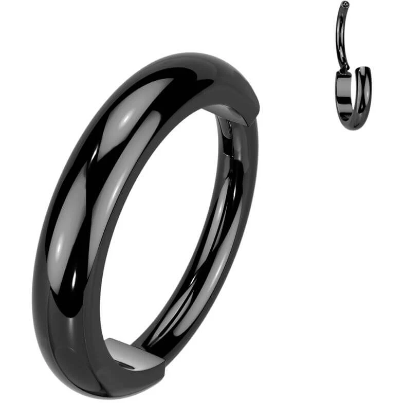 Titanium Ring 2mm wide dome surface Segment - Image 2