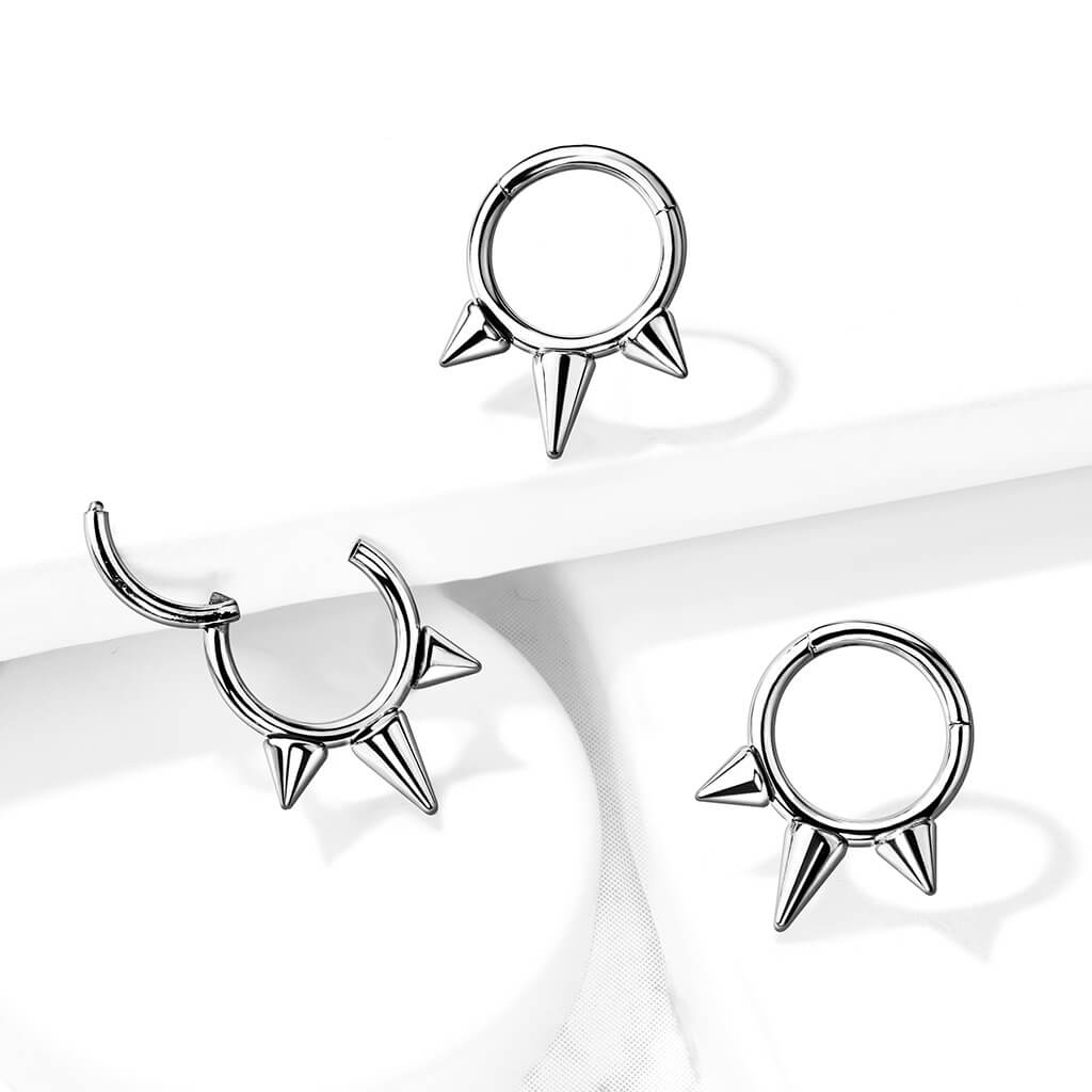 Titanium Ring 3 Spikes Clicker - Image 8