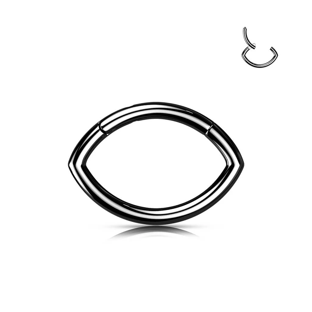 Titanium Ring Oval Clicker - Image 4