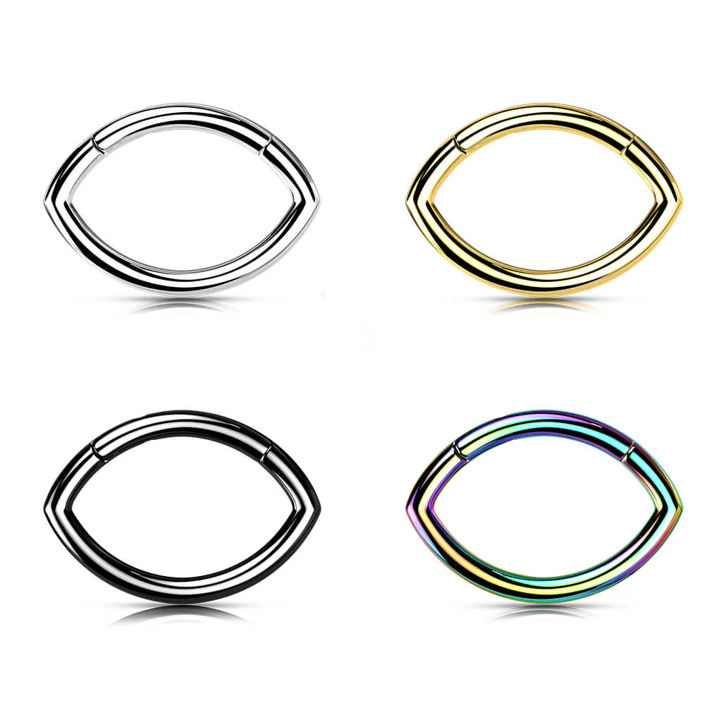 Titanium Ring Oval Clicker - Image 5