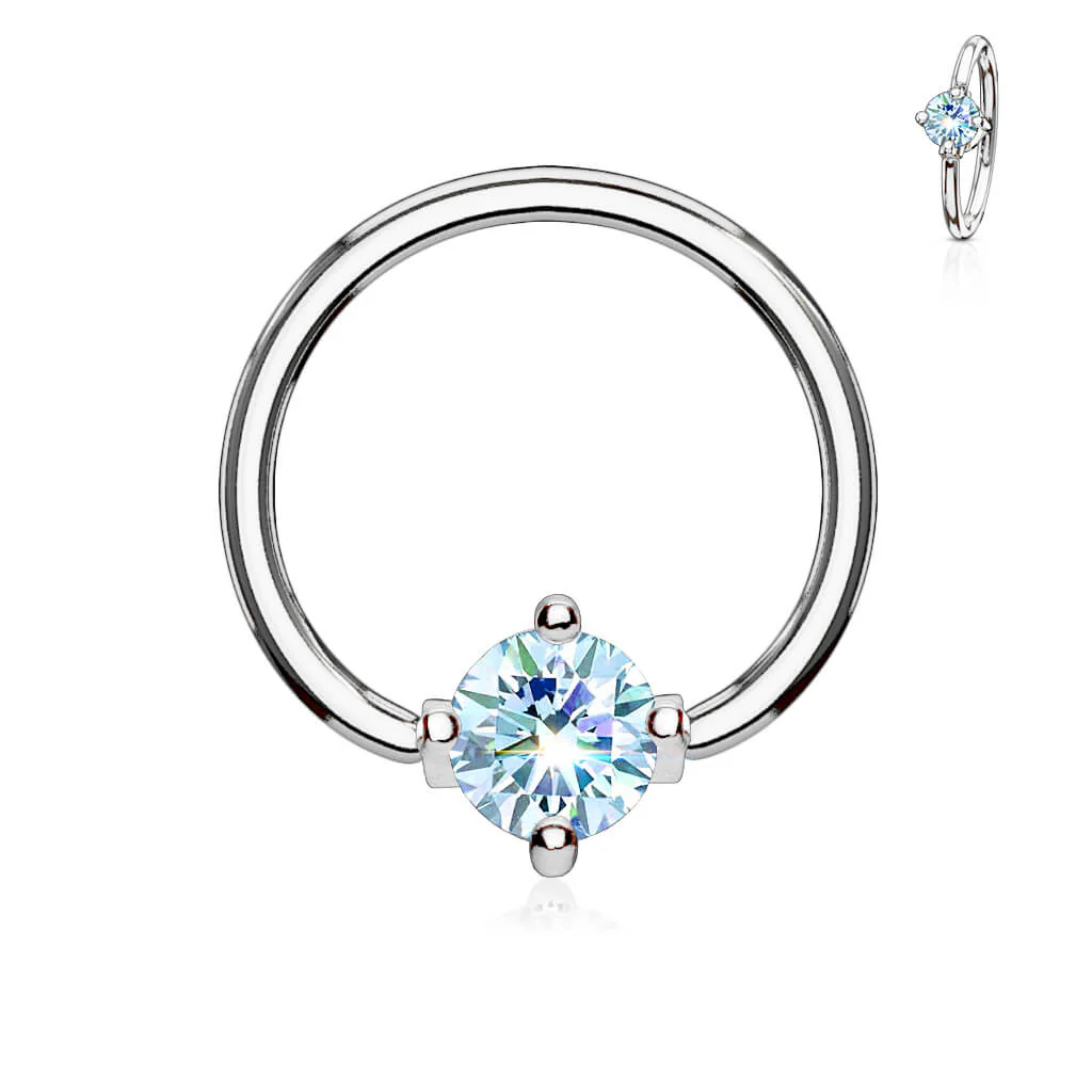 Ring Zirconia Round Captive Bead - Image 8