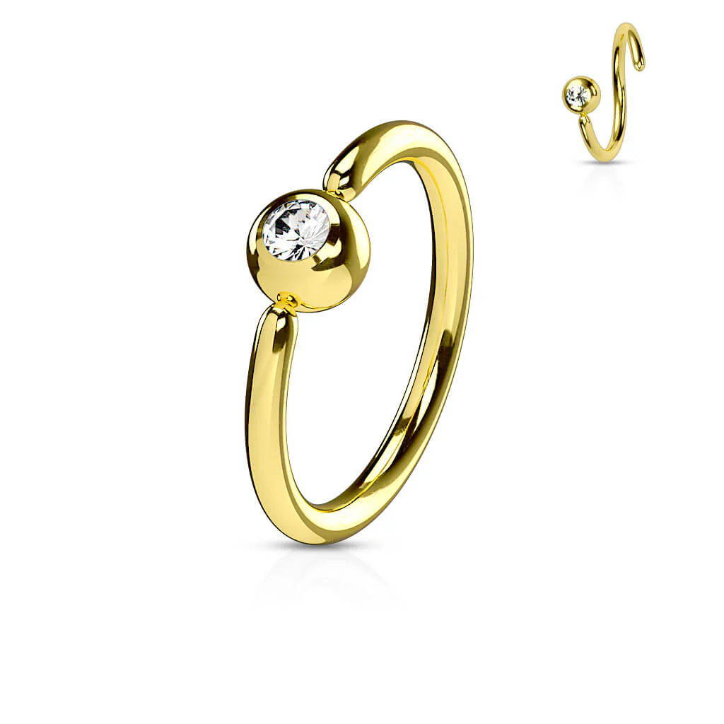 Ring Ball Zirconia Bendable - Image 2