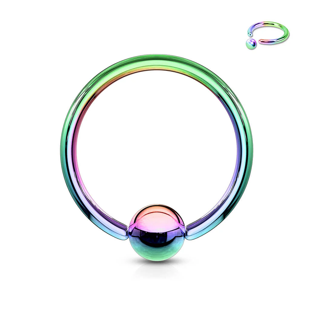 Titanium Ring Ball Titanium Captive Bead - Image 5
