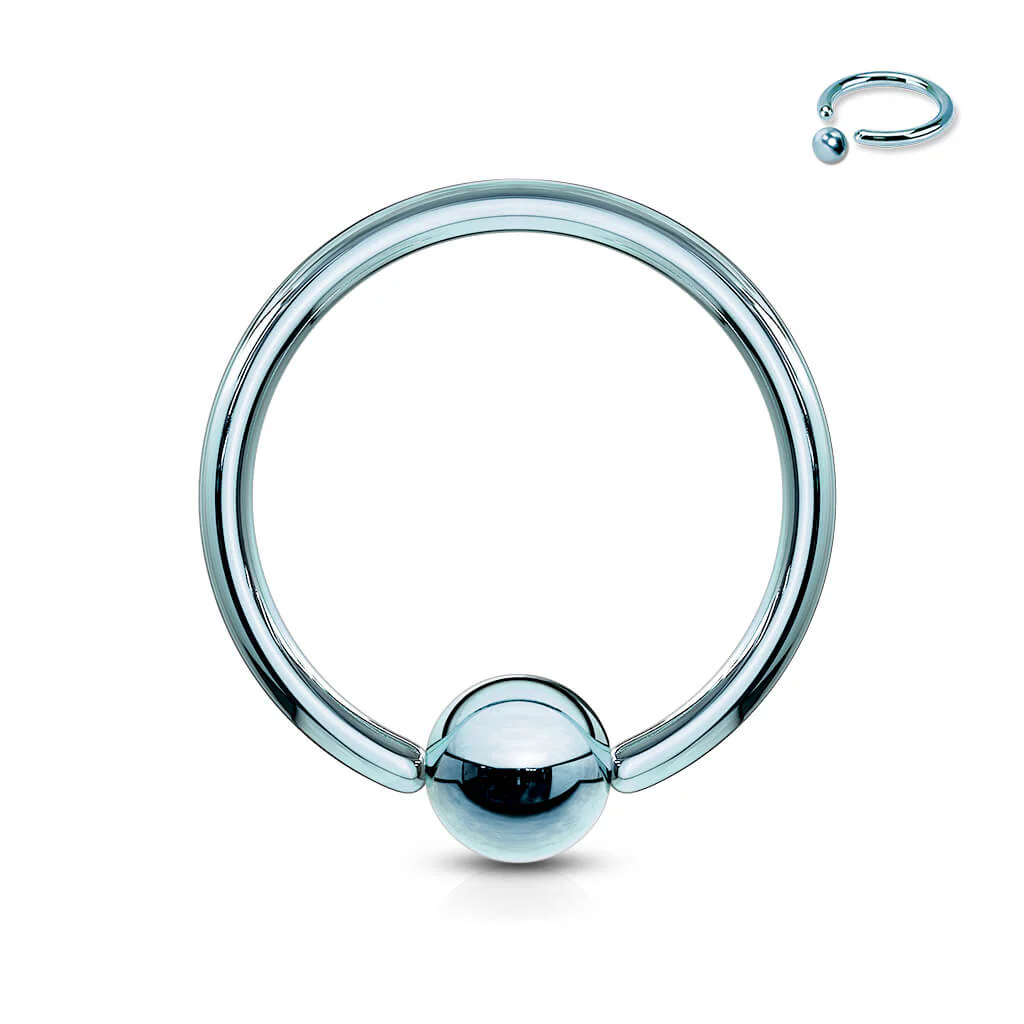 Titanium Ring Ball Titanium Captive Bead - Image 7