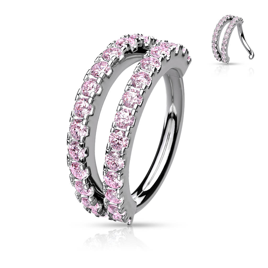 Ring Zirconia Double Line Bendable - Image 10