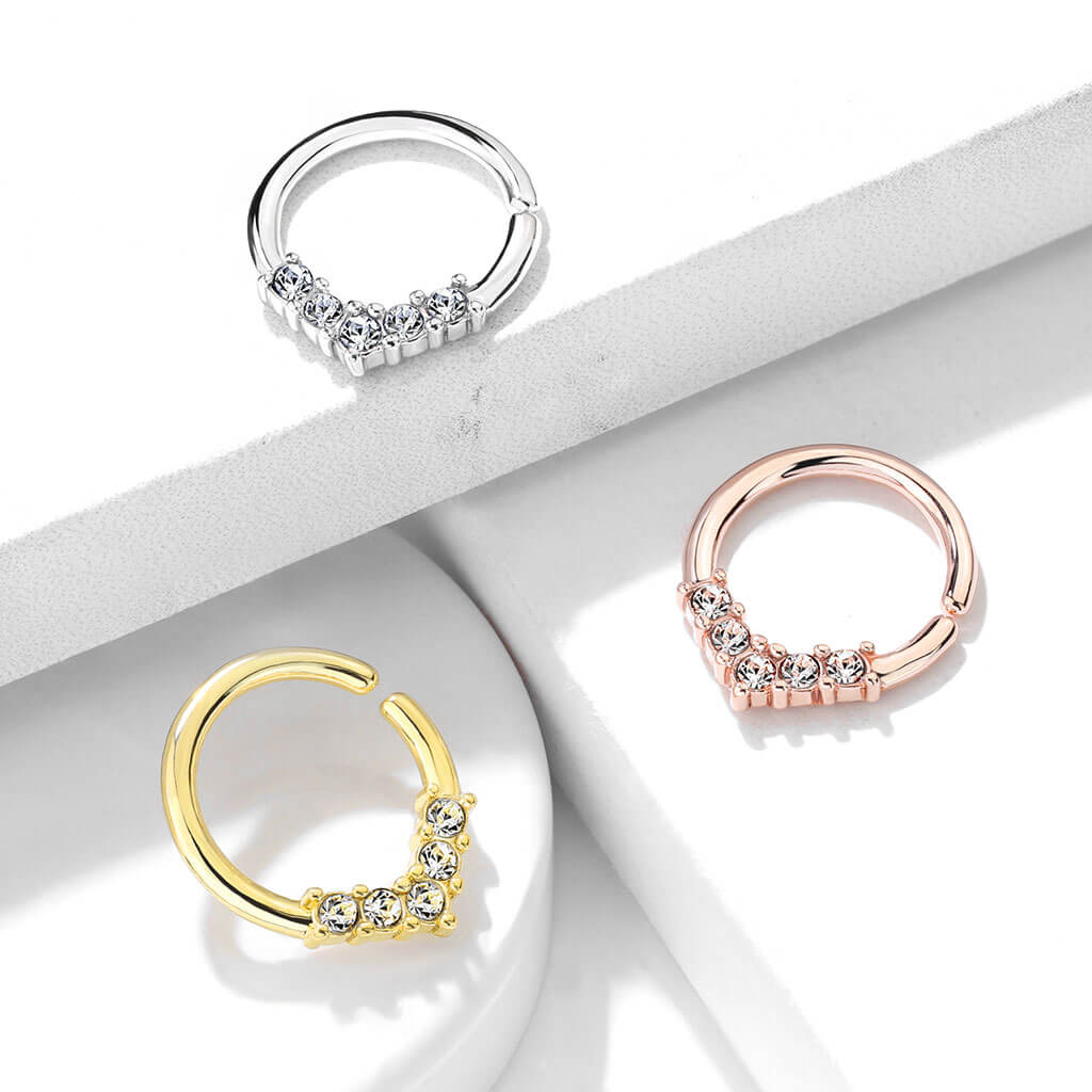 Ring Zirconia Gold Bendable - Image 8