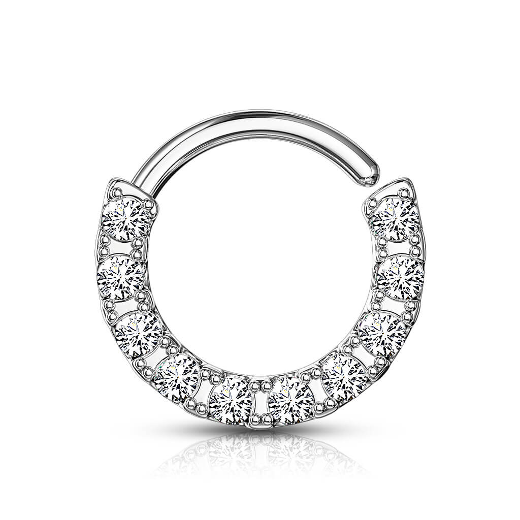 Silver 925 Ring Zirconia Bendable - Image 2