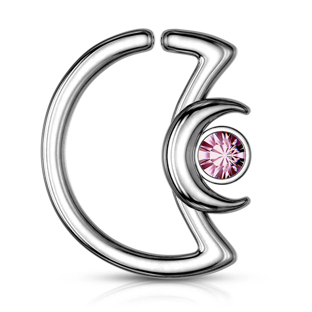 Ring Moon Zirconia Bendable - Image 6