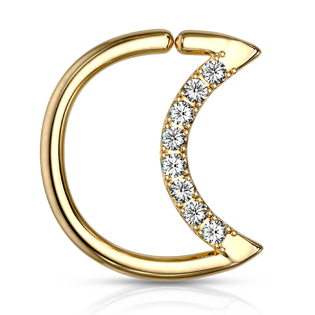 Ring Moon Zirconia Bendable - Image 2