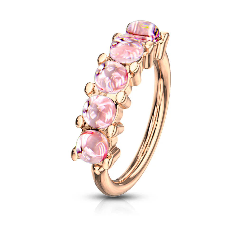 Ring 5 Illuminating synthetic Stone Bendable - Image 12
