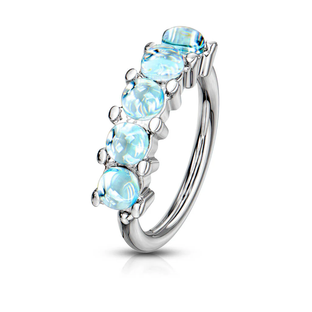 Ring 5 Illuminating synthetic Stone Bendable - Image 4