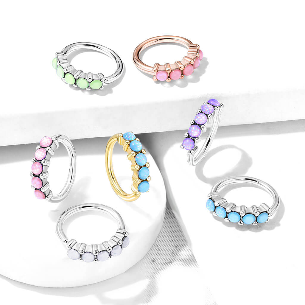 Ring 5 Illuminating synthetic Stone Bendable - Image 9
