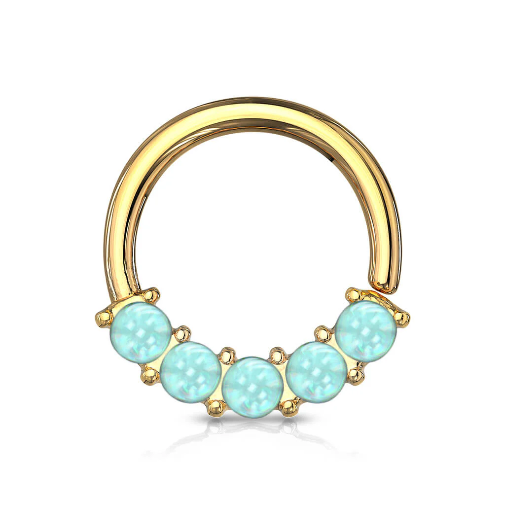 Ring 5 Illuminating synthetic Stone Bendable - Image 12