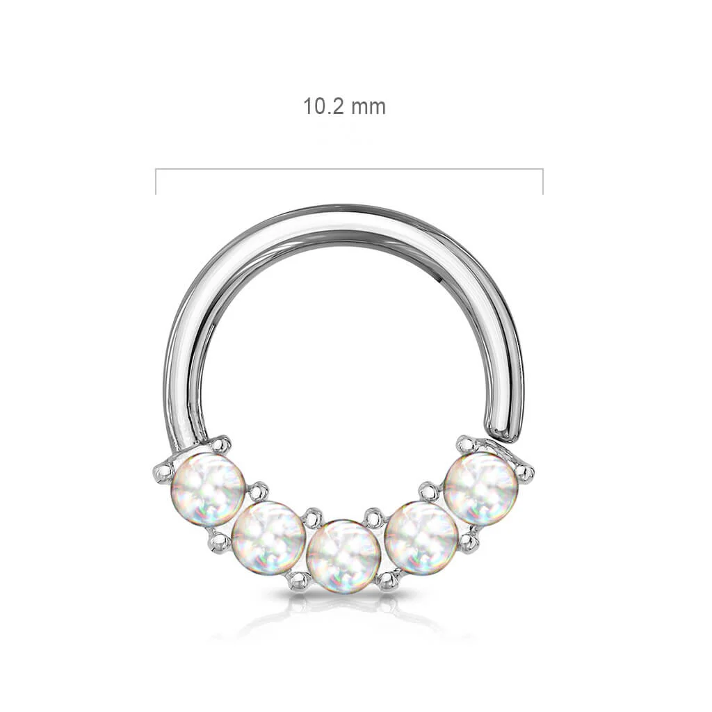 Ring 5 Illuminating synthetic Stone Bendable - Image 3