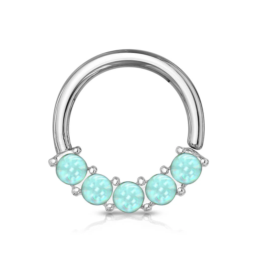 Ring 5 Illuminating synthetic Stone Bendable - Image 4