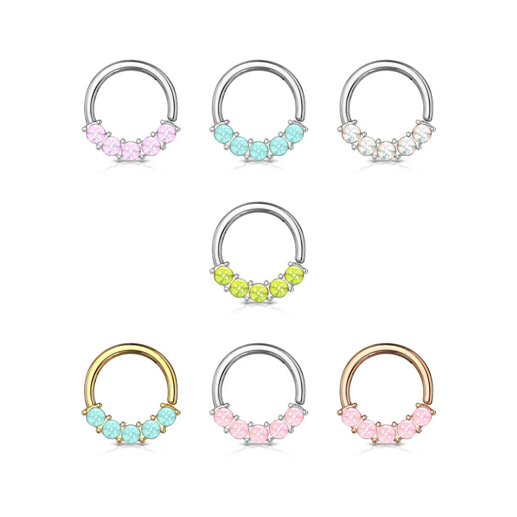 Ring 5 Illuminating synthetic Stone Bendable - Image 5
