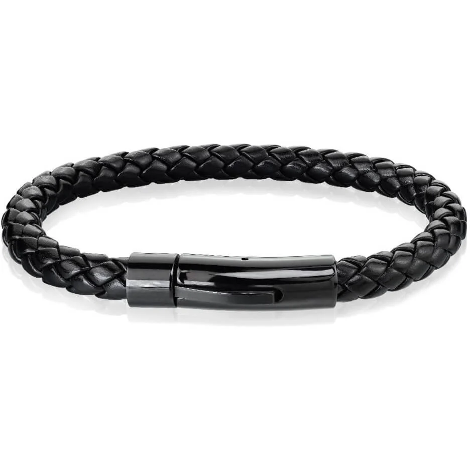 Black Braided Black Claps