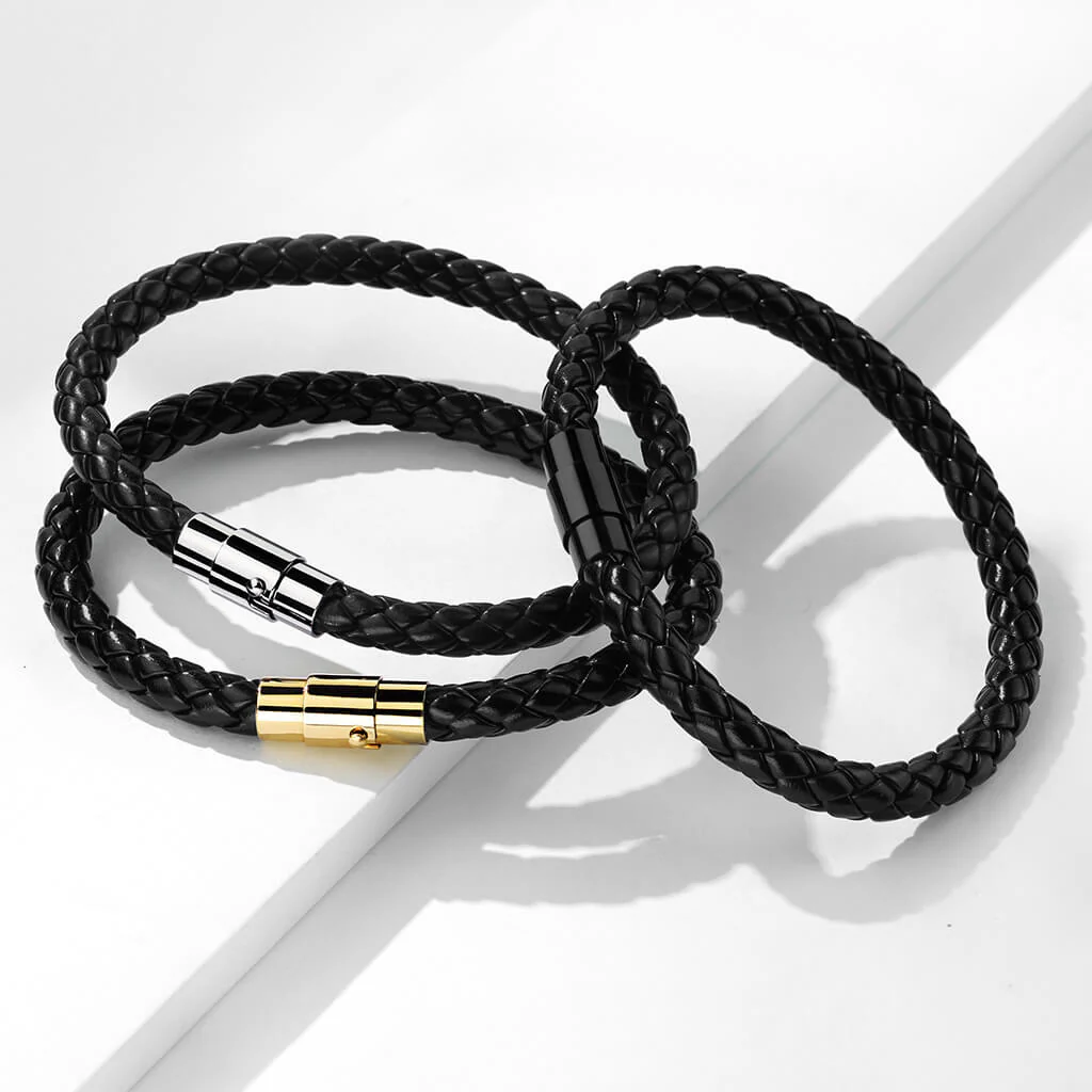 Black Braided Gold Claps Magnet - Image 2