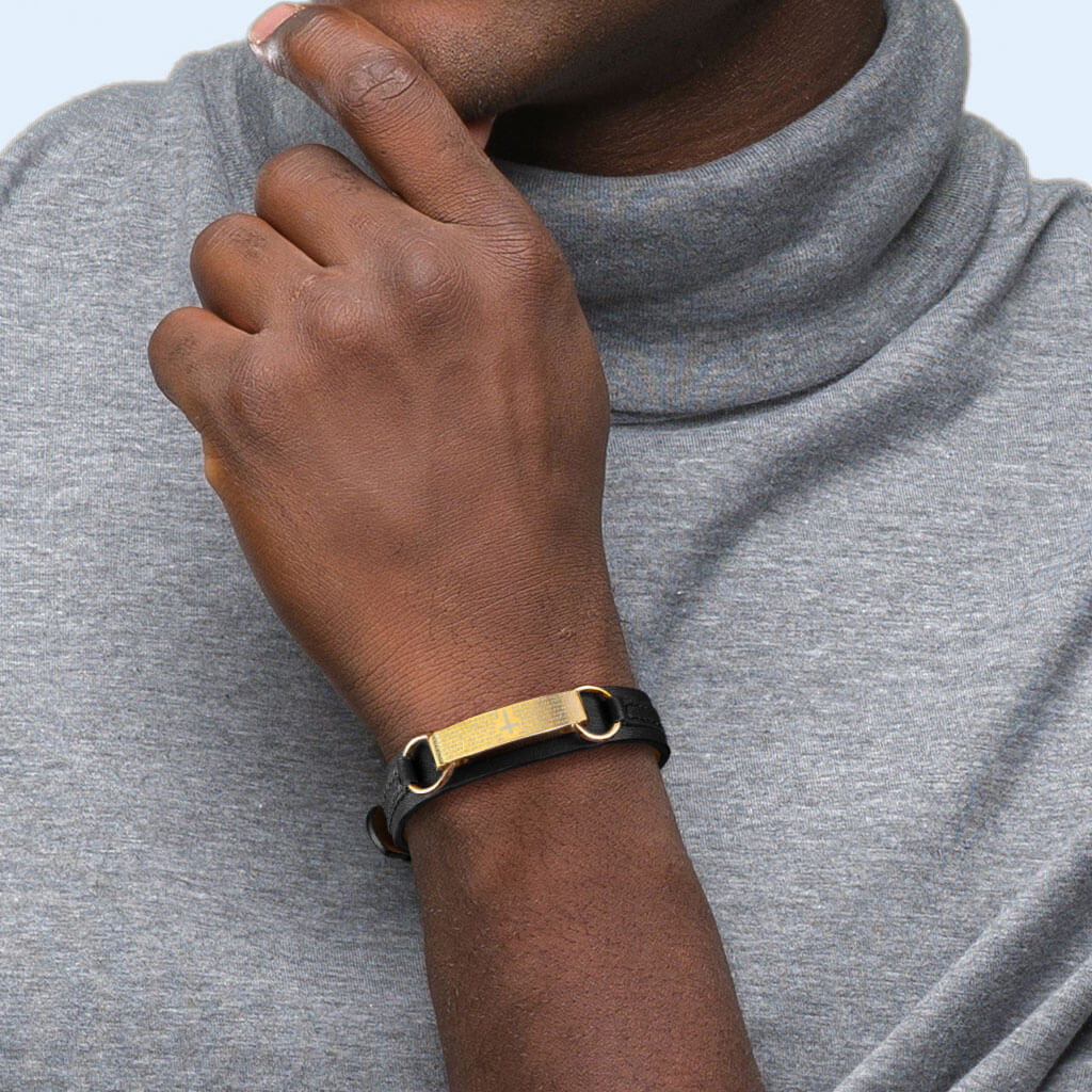 Black Gold Cross Our Father - Image 2