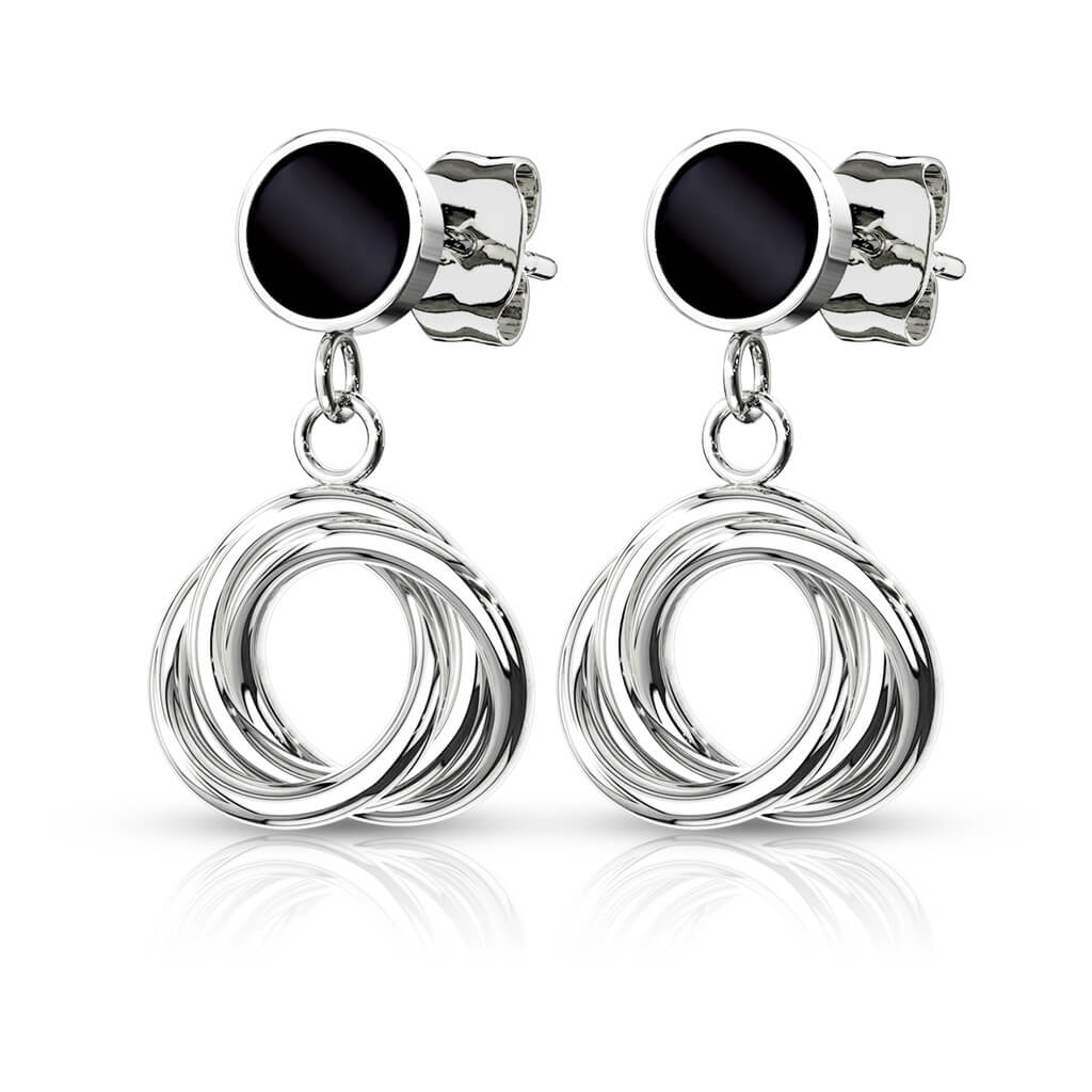 Ear Stud Round dangle - Image 4