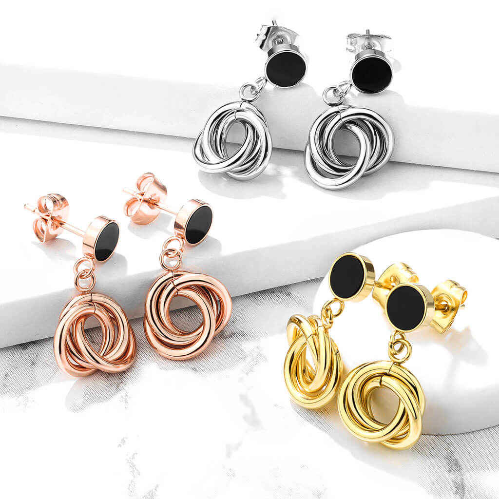 Ear Stud Round dangle - Image 7
