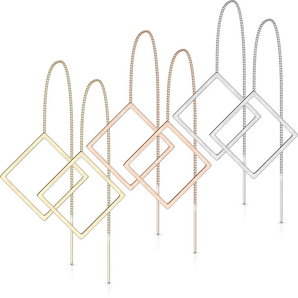 Square Chain dangle - Image 3