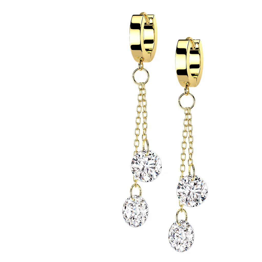 Round Zirconia dangle Clicker - Image 4